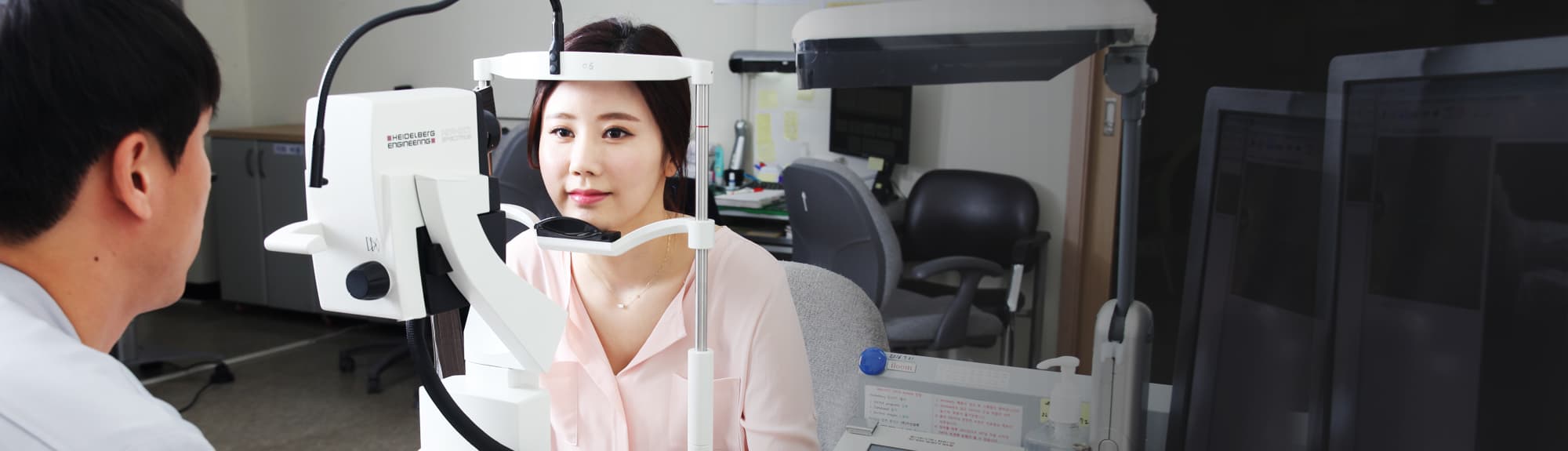 Eye examination and consultation at Kim's Eye Hospital